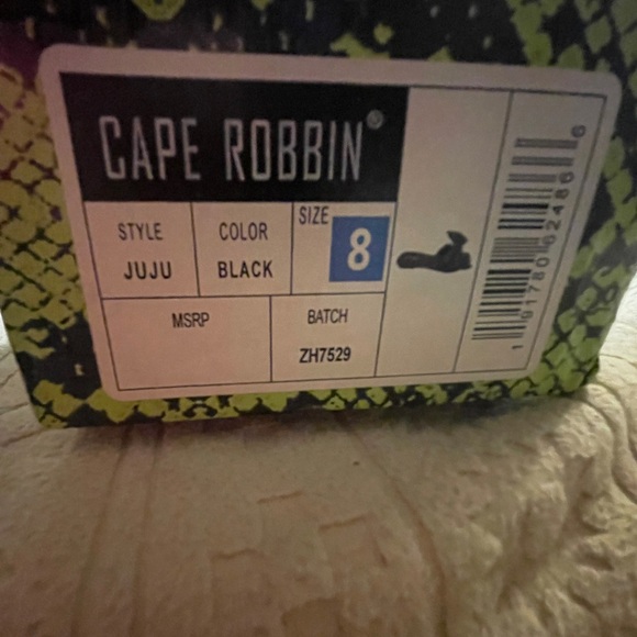 CAPE ROBBIN JOIA SLIPPER WITH BOW Style:JUJU.  COLOR black.  Size women’s 8. - Picture 3 of 6